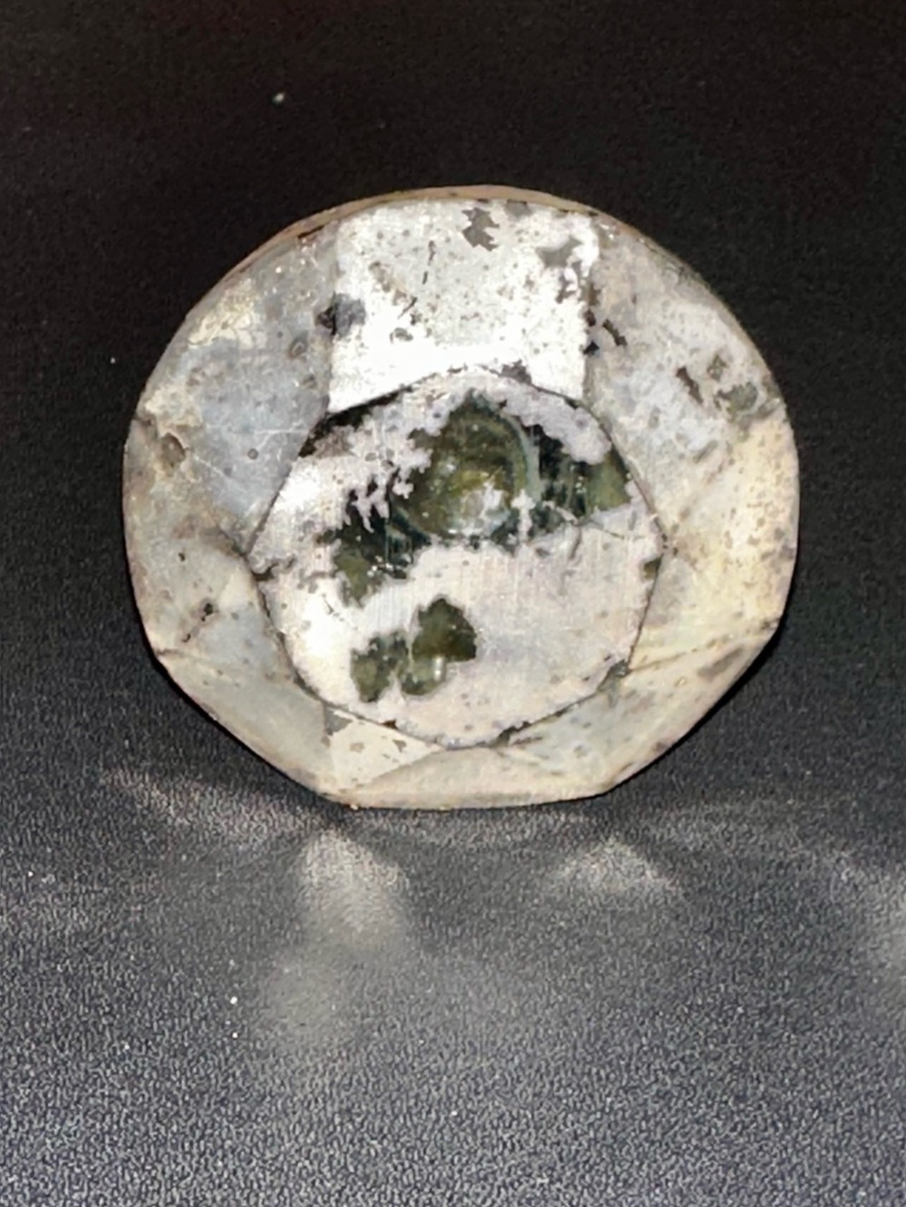 Diamond Shape Drawer Pull Large Statement Fancy Distressed Vintage look